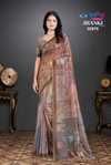 Jhanki Vol 02 By Vipul Organza Cruss Saree Wholesale Price In Surat